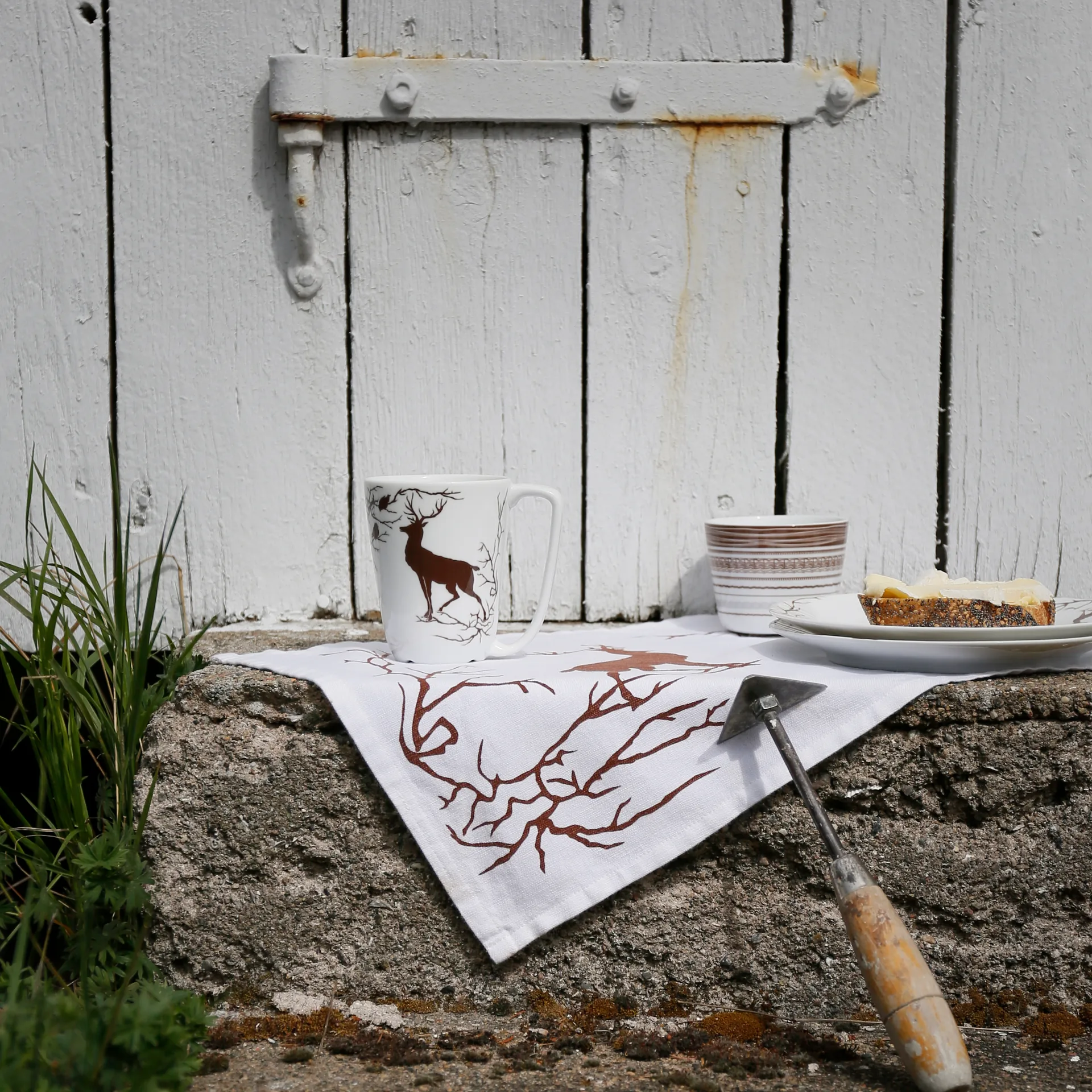 Mantel individual Alveskog 33x47 cm, blanco Wik & Walsøe