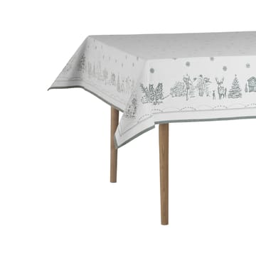 Mantel Julemorgen - Blanco-verde, 140x240 cm - Wik & Walsøe