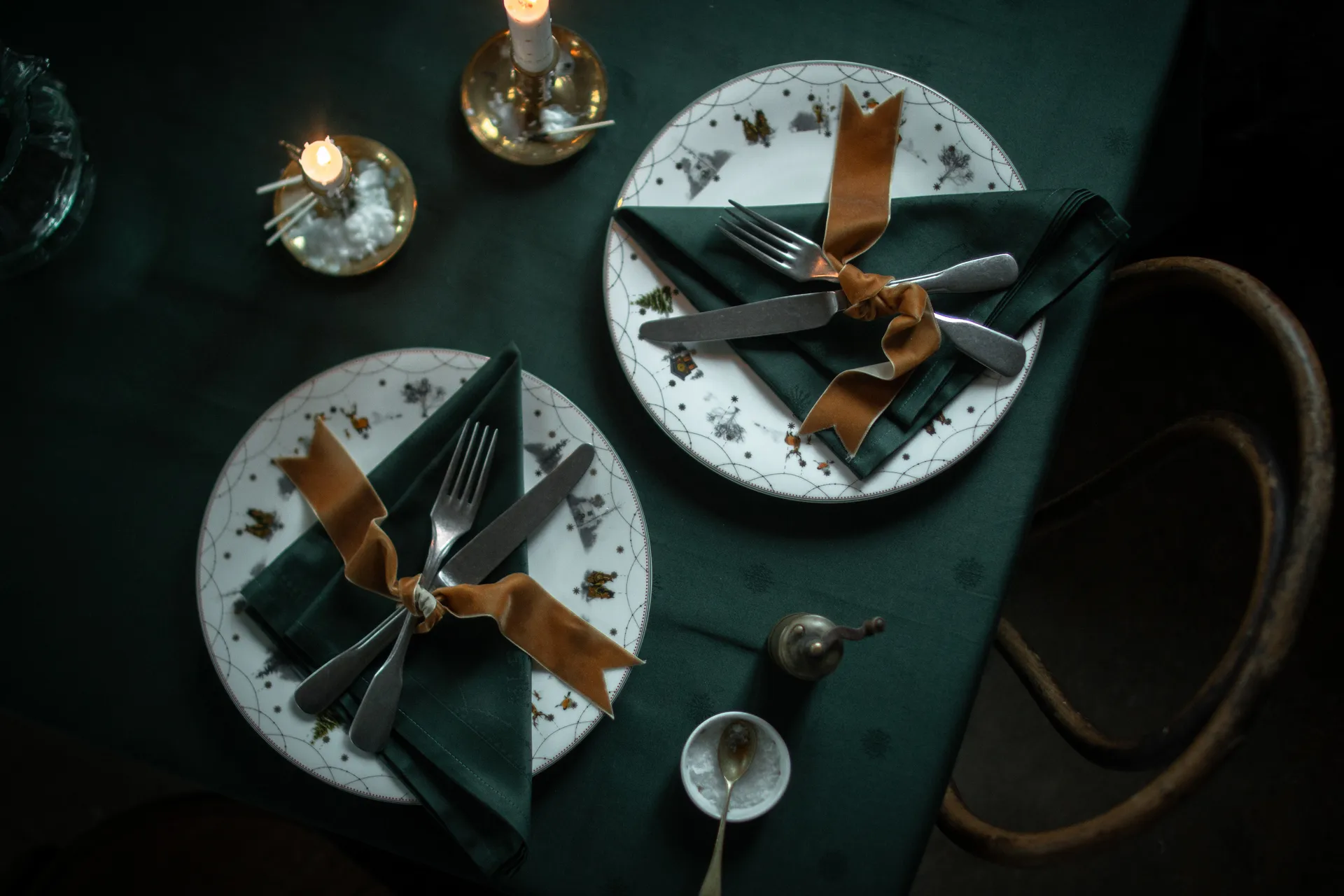 Mantel Julemorgen, Verde, 140x240 cm Wik & Walsøe