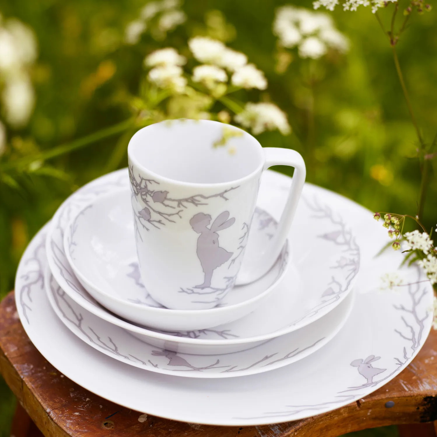 Mug Alv 30 cl en paquete de regalo, gris Wik & Walsøe