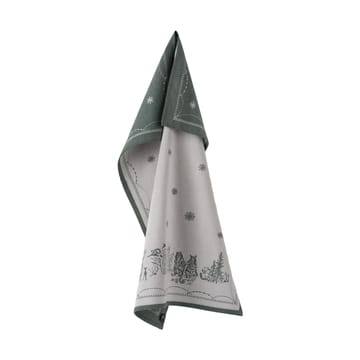 Paño de cocina Julemorgen 50x70 cm - Blanco-verde - Wik & Walsøe