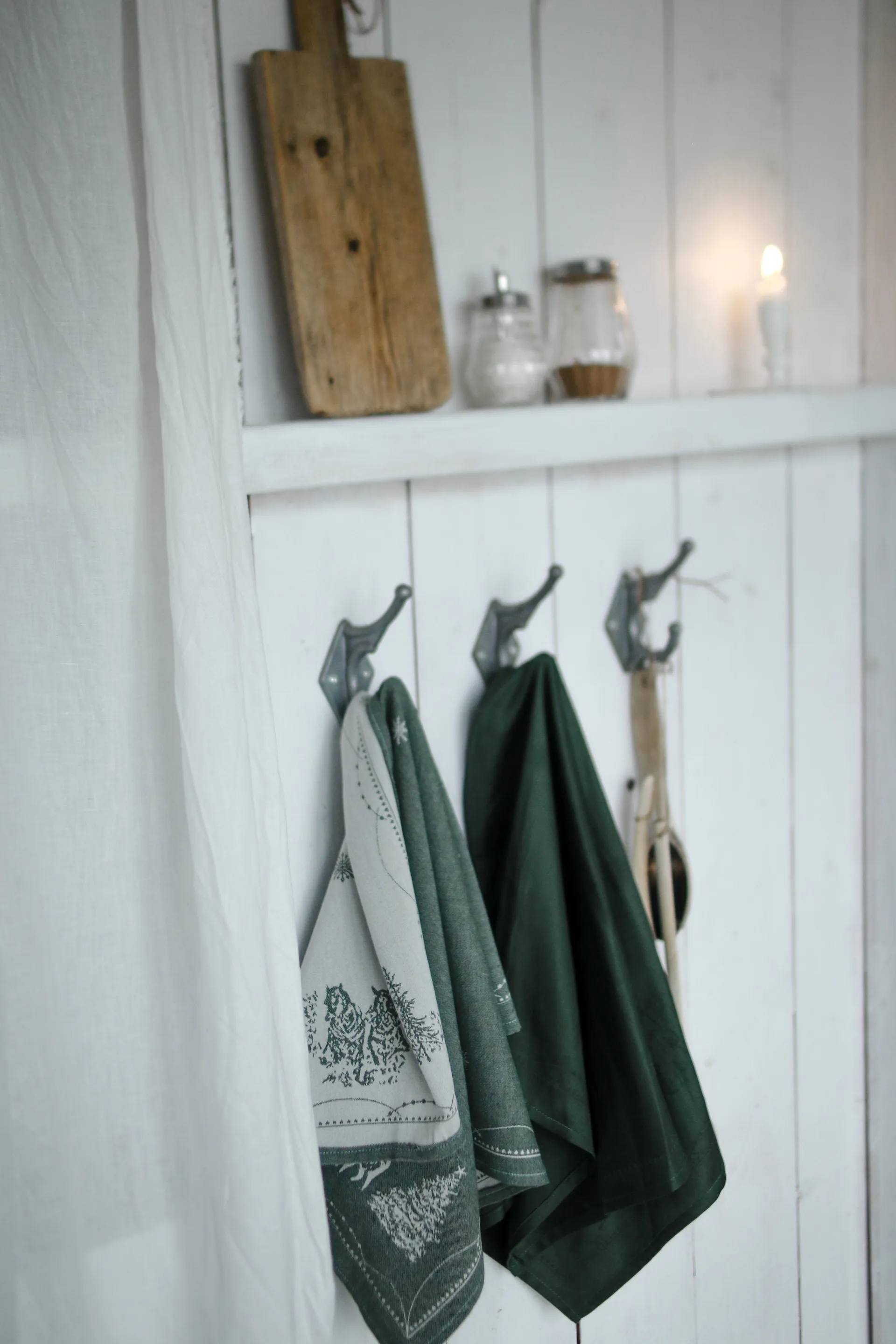 Paño de cocina Julemorgen 50x70 cm, Verde Wik & Walsøe