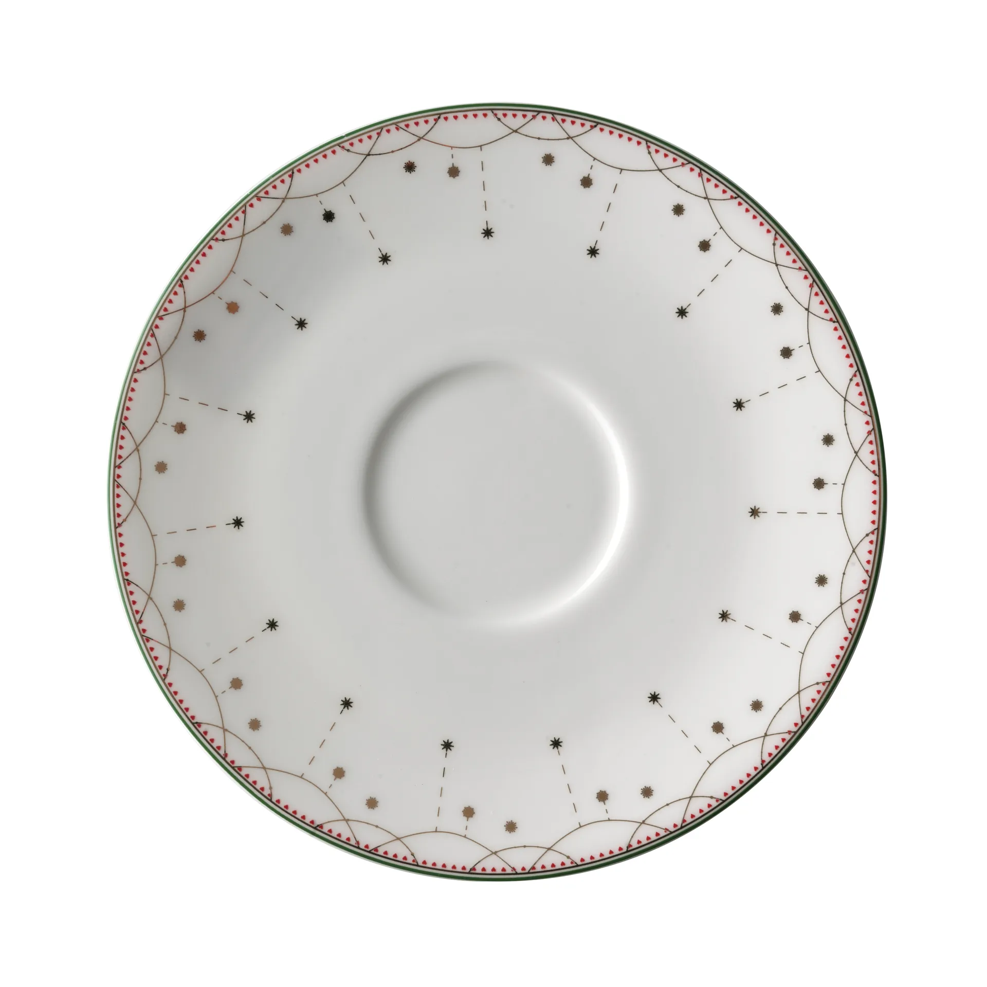 Platillo para taza 30 cl Julemorgen, blanco Wik & Walsøe