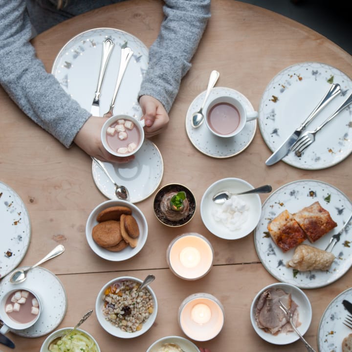 Platillo para taza 30 cl Julemorgen, blanco Wik & Walsøe
