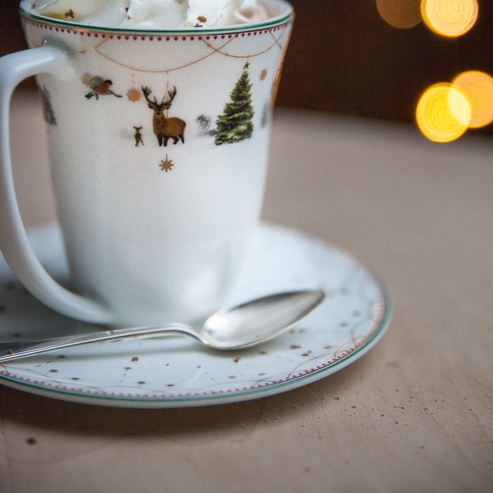 Platillo para taza 30 cl Julemorgen, blanco Wik & Walsøe