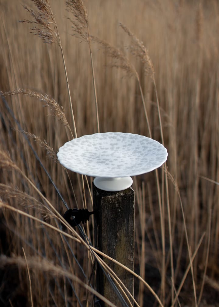 Plato de tarta Slåpeblom Ø21 cm, gris Wik & Walsøe
