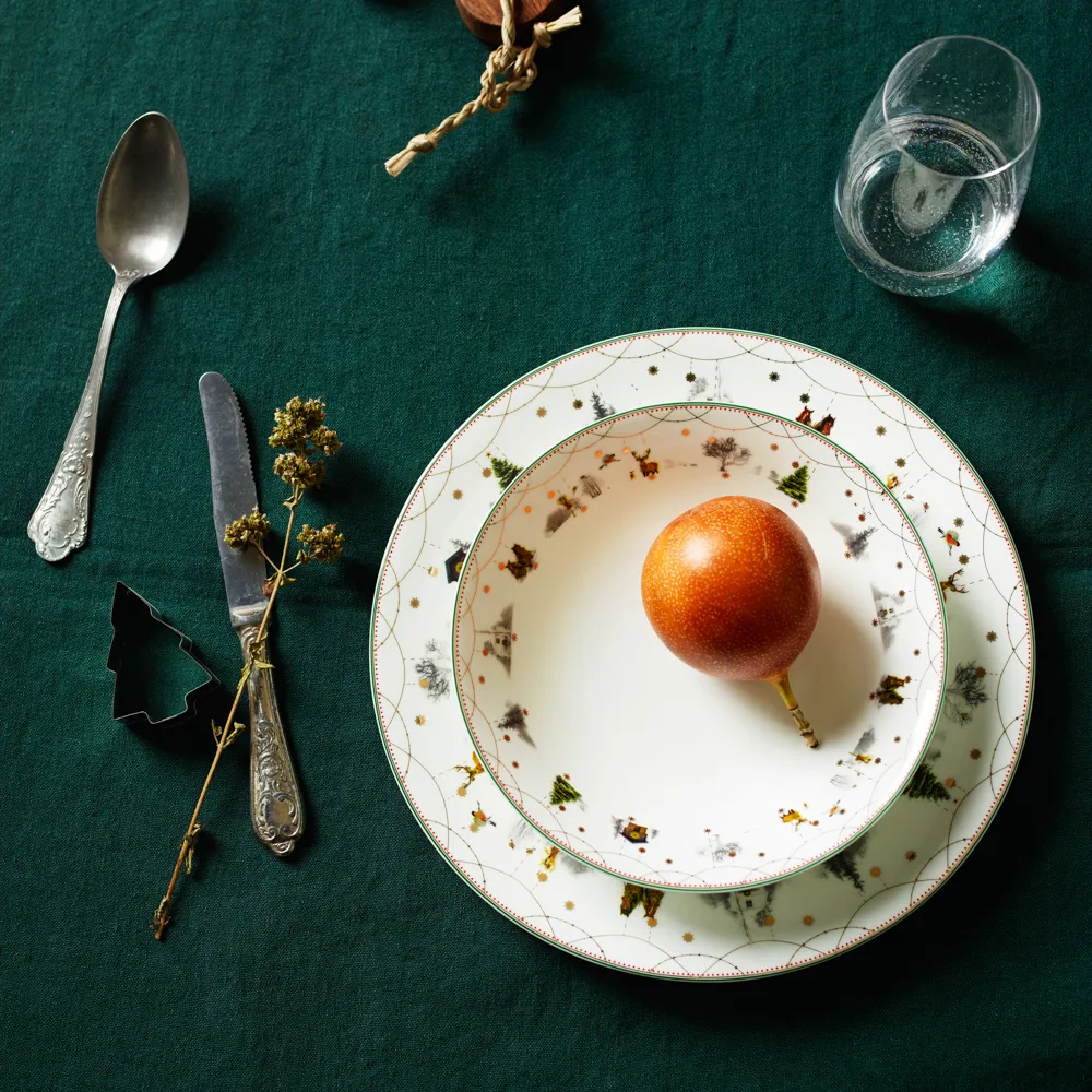 Plato hondo Julemorgen, 20 cm Wik & Walsøe