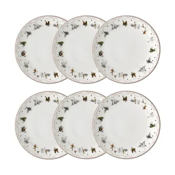 Plato Julemorgen Ø28 cm paquete de 6 - undefined - Wik & Walsøe