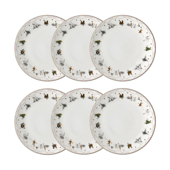 Plato Julemorgen Ø28 cm paquete de 6 - undefined - Wik & Walsøe