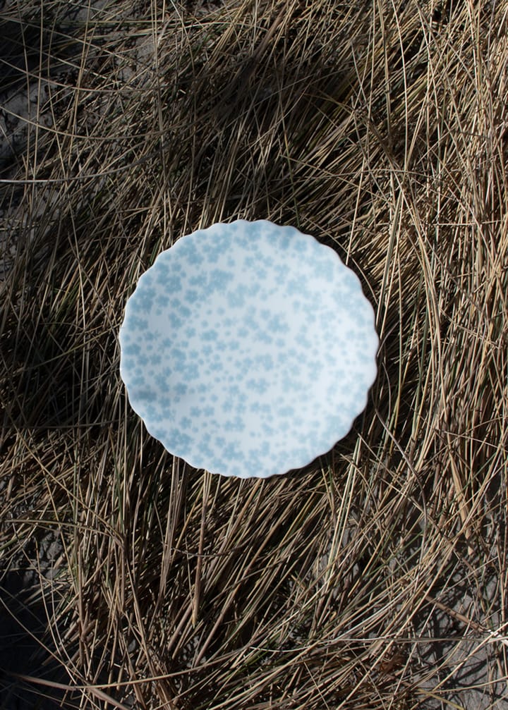 Plato Slåpeblom Ø21 cm, Azul Wik & Walsøe