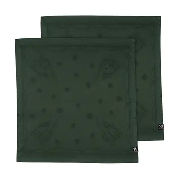 Servilletas de tela Julemorgen 45x45 cm, 2-pack - Verde - Wik & Walsøe
