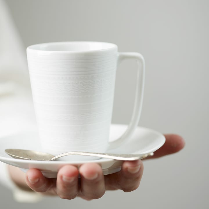 Taza y plato Whitewood, 20 cl Wik & Walsøe