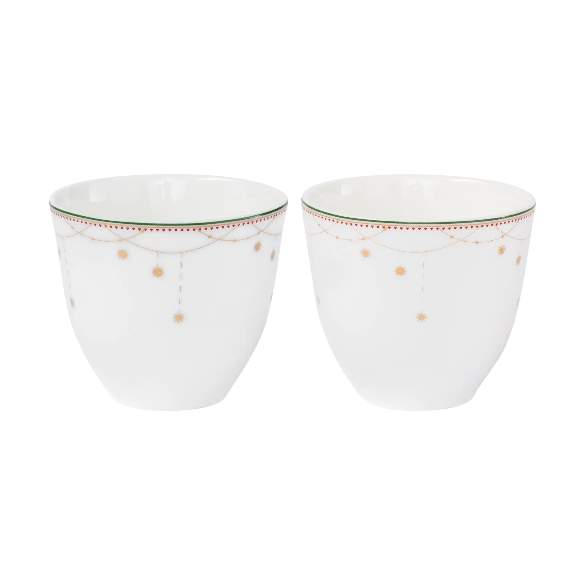 Tazas Julemorgen Girlander 20 cl, 2-pack, Blanco Wik & Walsøe