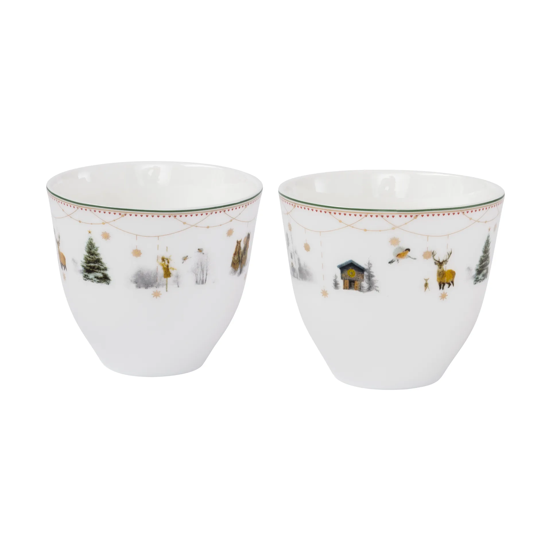 Tazas Julemorgen Story 20 cl, 2-pack, Blanco Wik & Walsøe