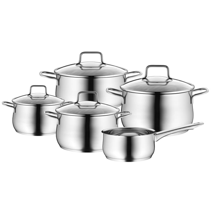 Batería de cocina Mattea 5 piezas, acero inoxidable WMF