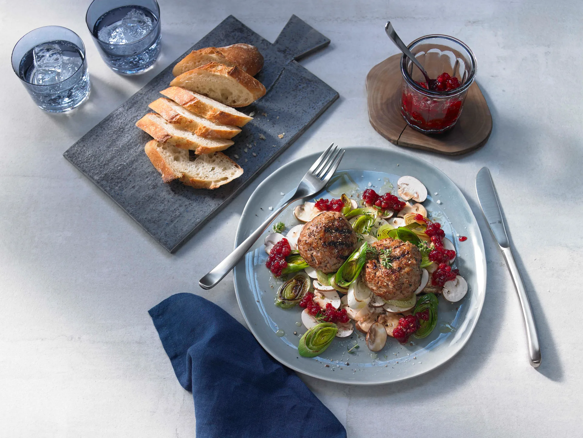 Cubertería Silk cromargan brillante, 30 piezas WMF