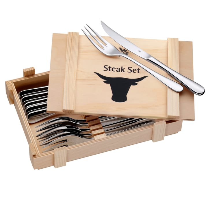 Cubiertos de carne Geschenkidee 12 piezas, acero inoxidable WMF