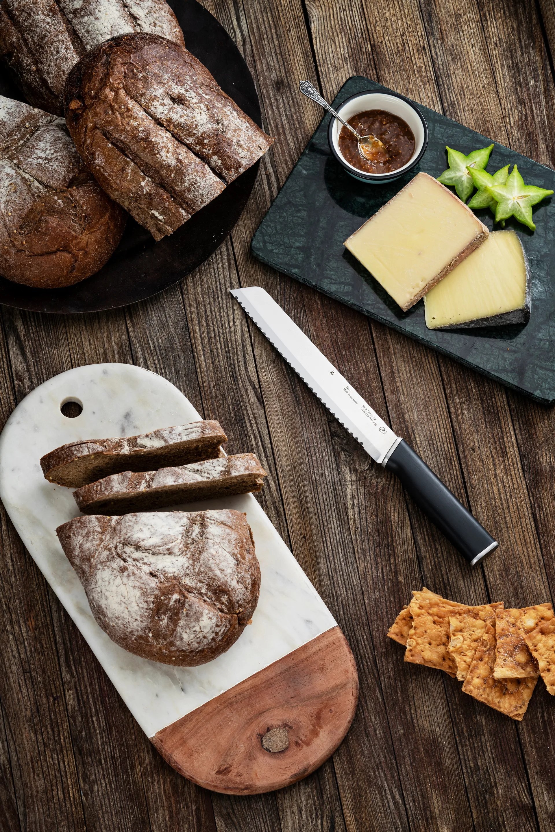 Cuchillo de pan Kineo cromargan, 20 cm WMF