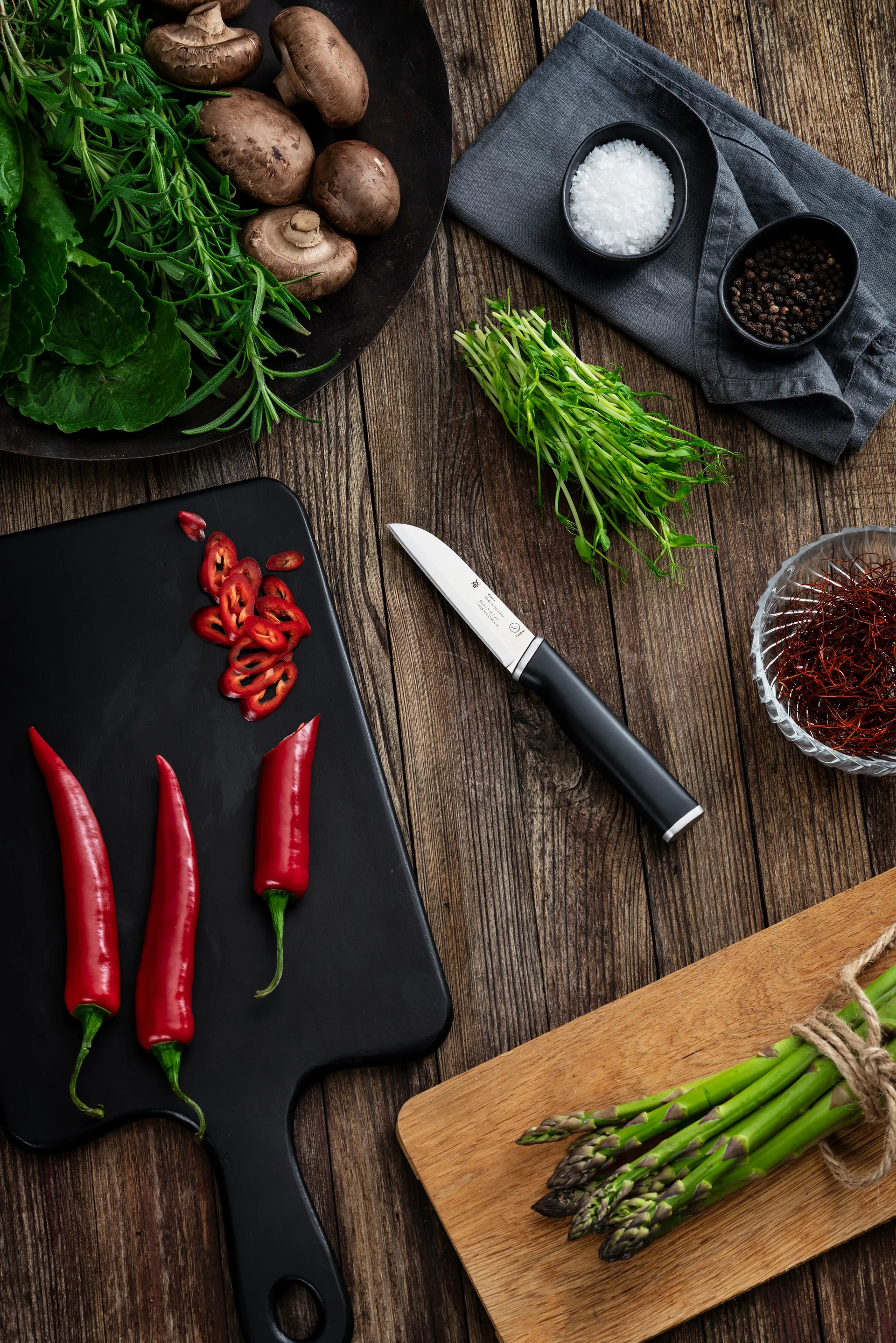 Cuchillo de verduras Kineo cromargan, 9 cm WMF