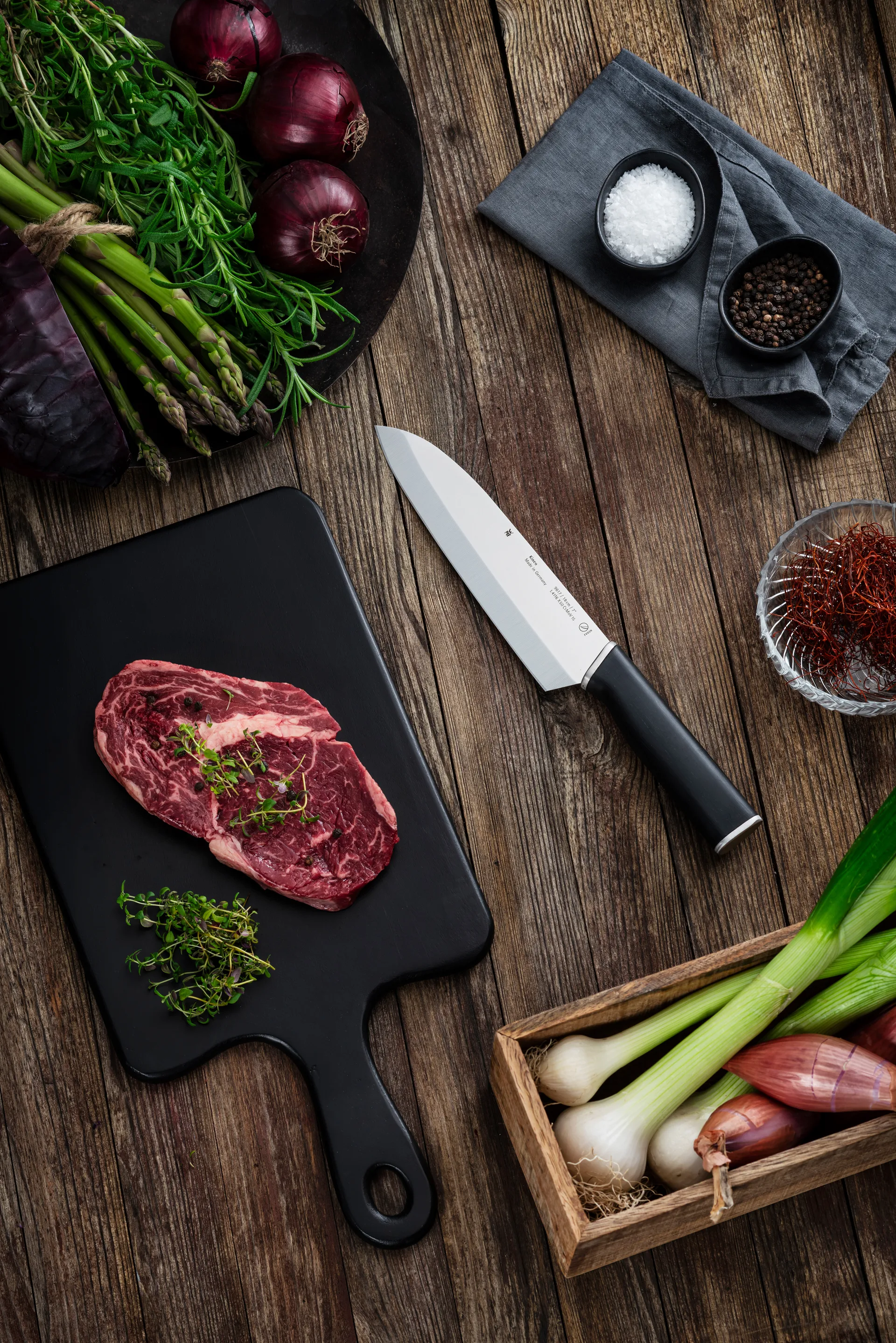 Cuchillo santoku Kineo cromargan, 18 cm WMF