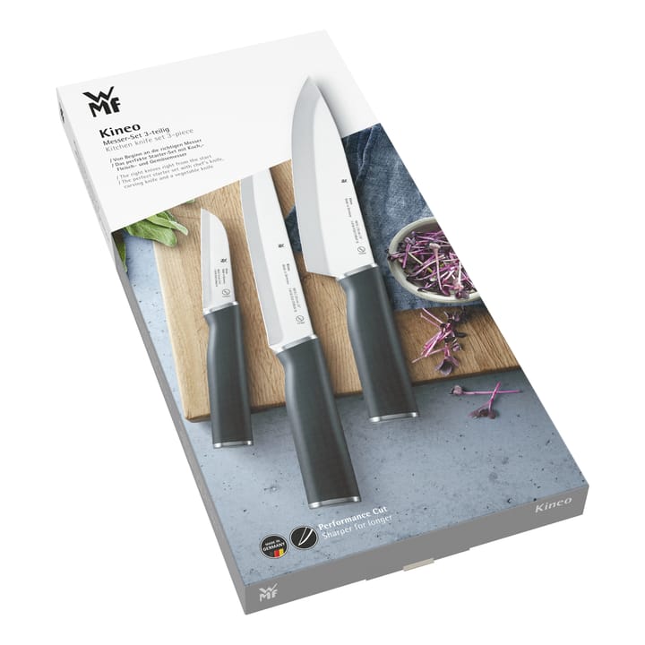 Set de 3 cuchillos Kineo cromargan, acero inoxidable WMF