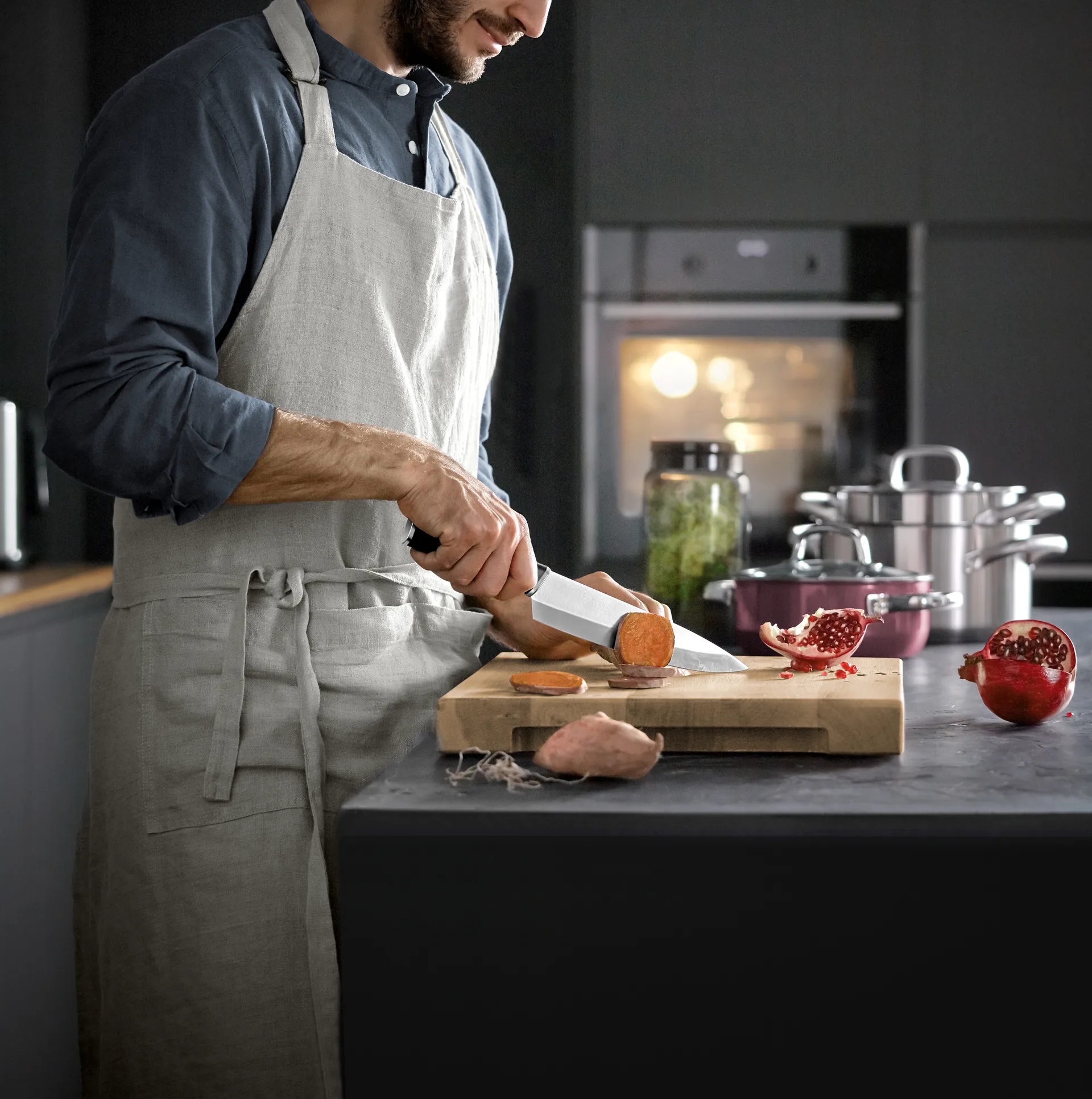 Set de 3 cuchillos Kineo cromargan, acero inoxidable WMF