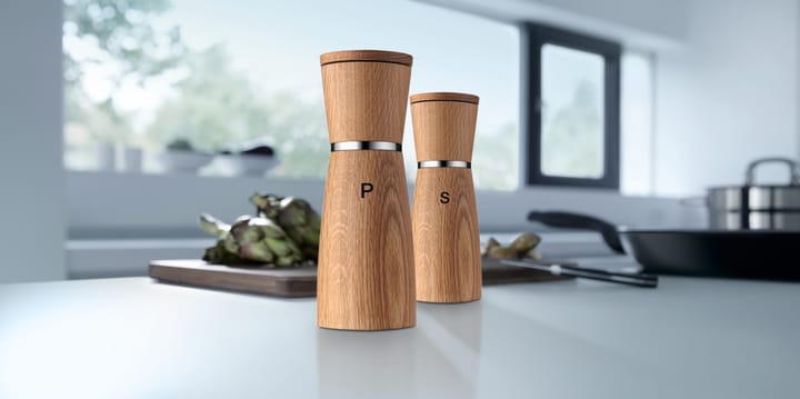 Set de molinillo de sal y pimienta Ceramill Nature, roble WMF