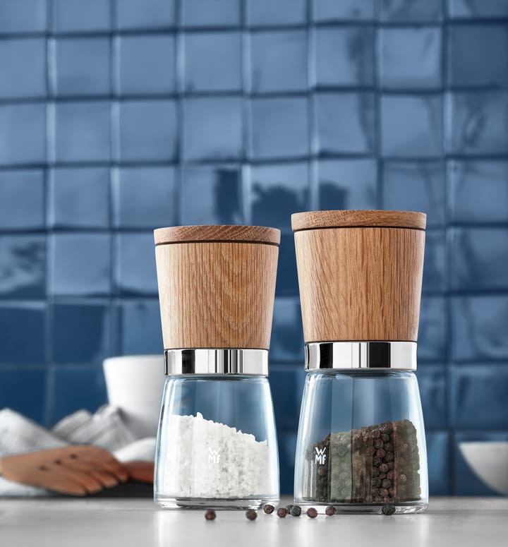 Set de molinillos de especias Ceramill, roble-vidrio WMF