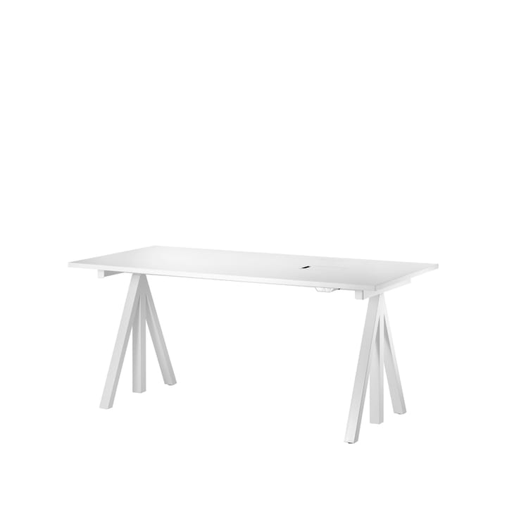 Base de escritorio Works - Blanco, ajustable en altura - Works