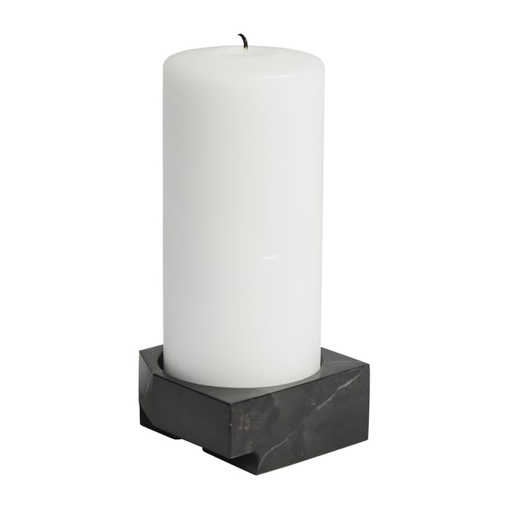 3 Soporte para velas Jeu de dés mármol - negro - Woud