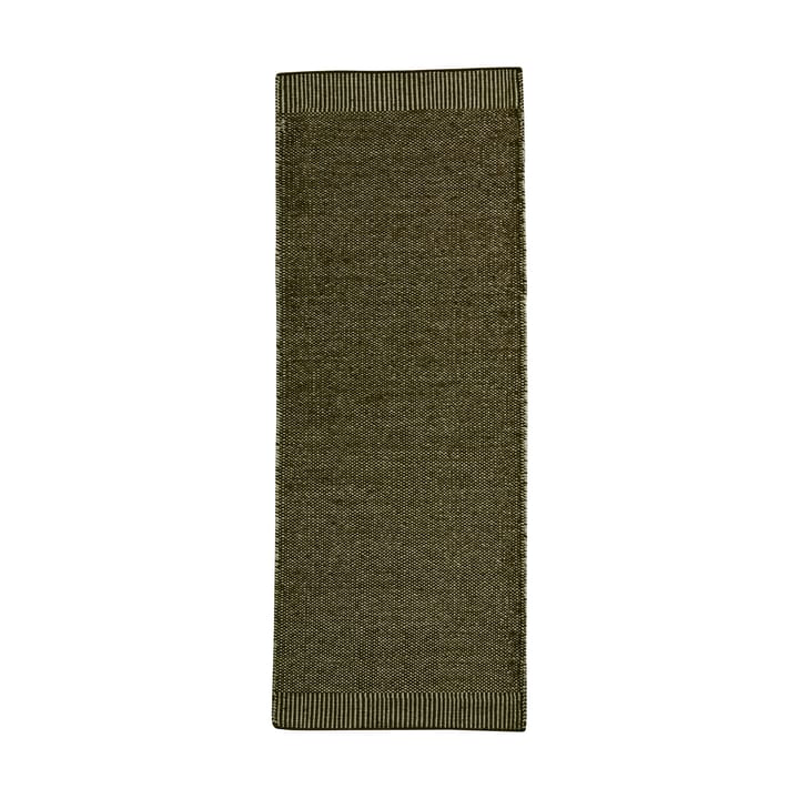 Alfombra Rombo verde musgo - 75x200 cm - Woud