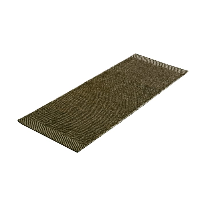 Alfombra Rombo verde musgo, 75x200 cm Woud