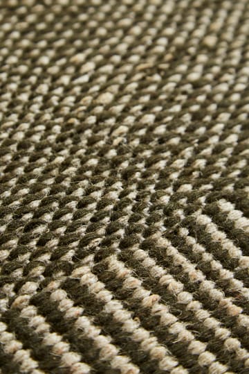 Alfombra Rombo verde musgo - 90x140 cm - Woud