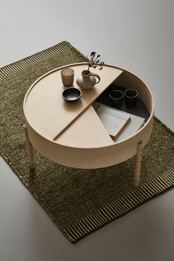 Alfombra Rombo verde musgo - 90x140 cm - Woud