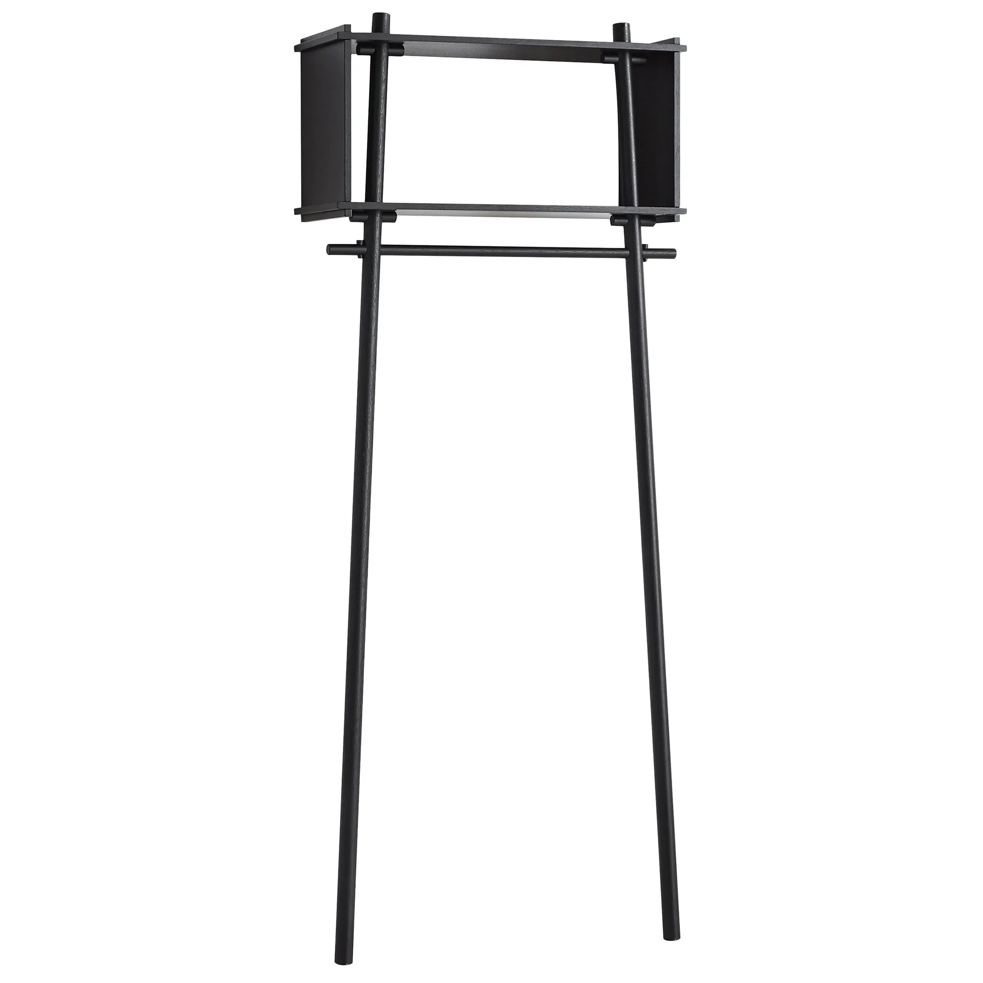 Burro para ropa Töjbox, Pequeño, roble lacado oscuro Woud