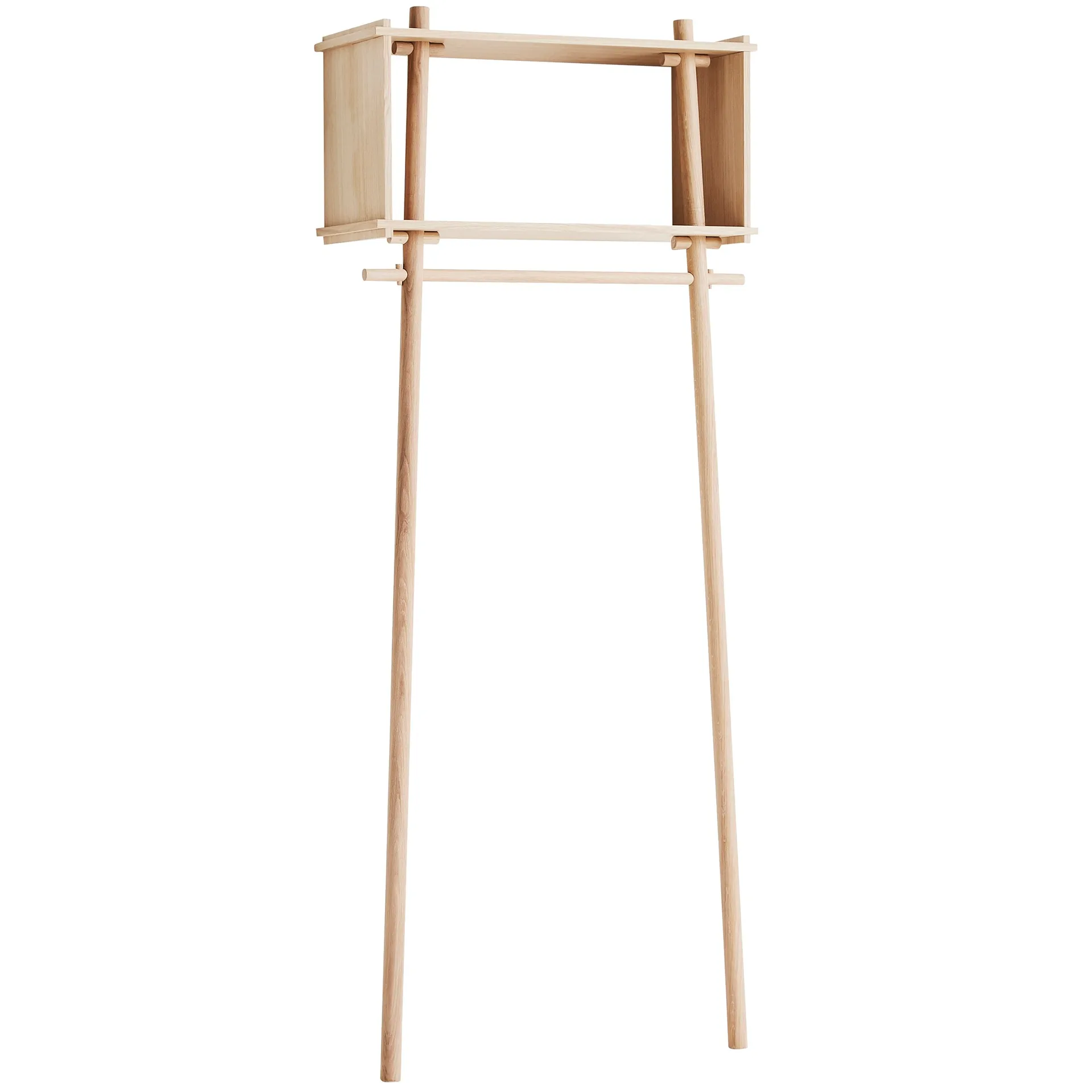 Burro para ropa Töjbox, Pequeño, Roble tratado Woud