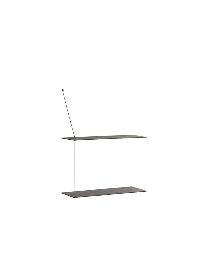 Estantería Stedge 60 cm, Fresno pintado negro Woud