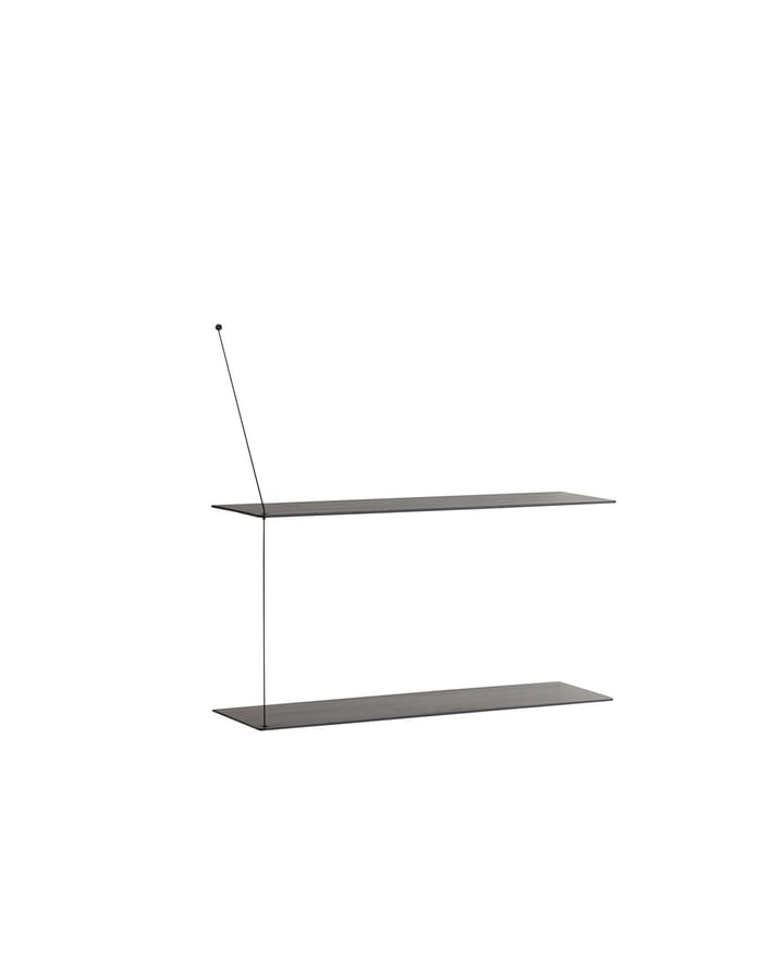 Estantería Stedge 80 cm, Fresno pintado de negro Woud