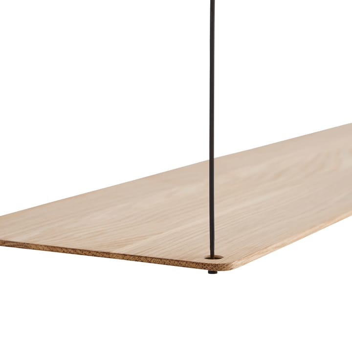 Estantería Stedge 80 cm, roble pigmentado blanco Woud