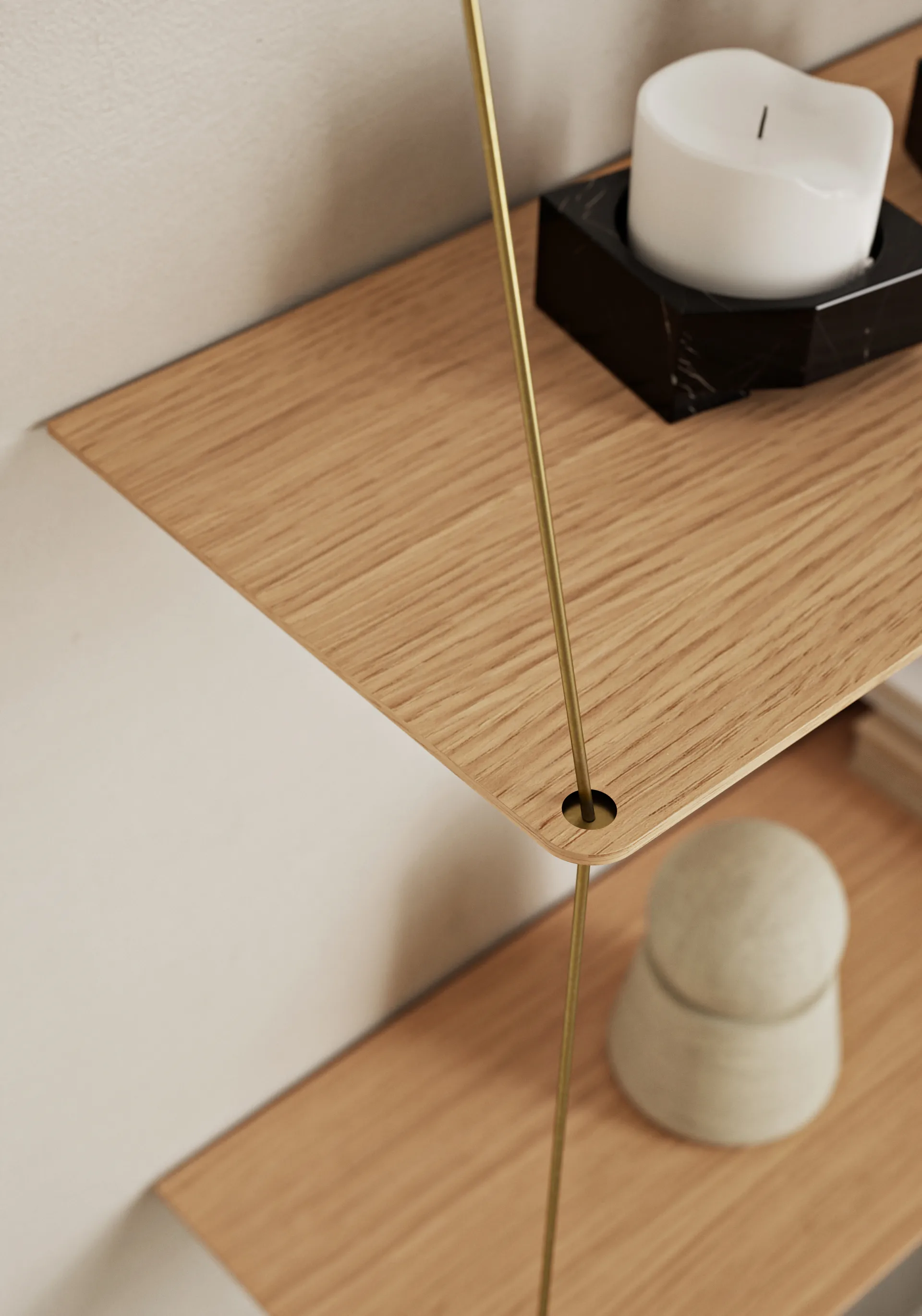 Estantería Stedge 80 cm, Roble Woud