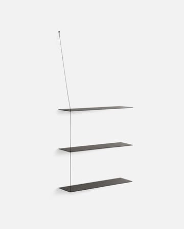 Estantería Stedge Add-on 80 cm - Roble pintado negro - Woud