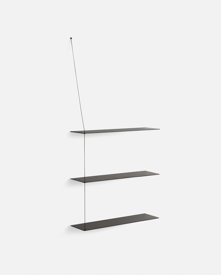 Estantería Stedge Add-on 80 cm, Roble pintado negro Woud