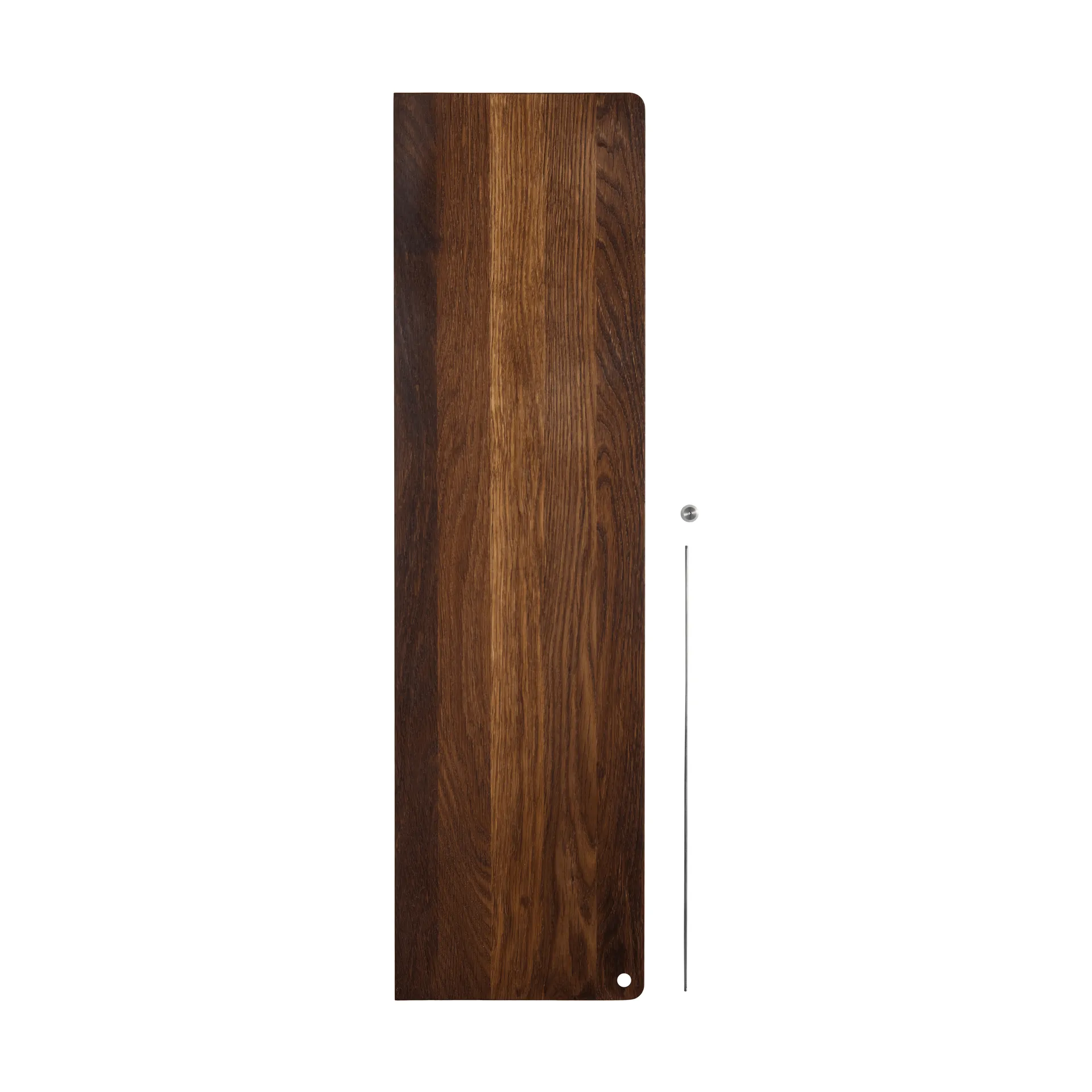 Estantería Stedge Add-on, Roble ahumado-acero cepillado Woud