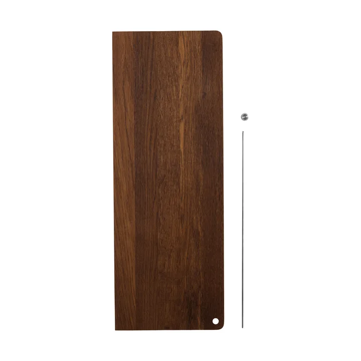 Estantería Stedge Add-on - Roble ahumado-acero cepillado - Woud