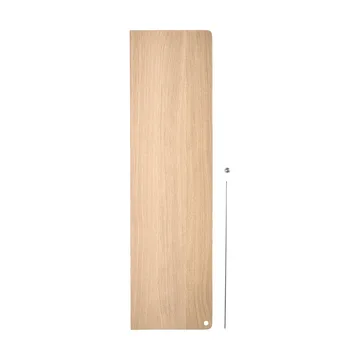 Estantería Stedge Add-on - Roble blanqueado-acero cepillado - Woud