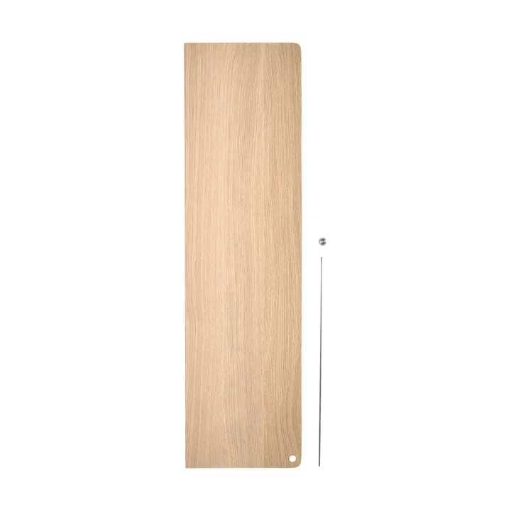 Estantería Stedge Add-on - Roble blanqueado-acero cepillado - Woud