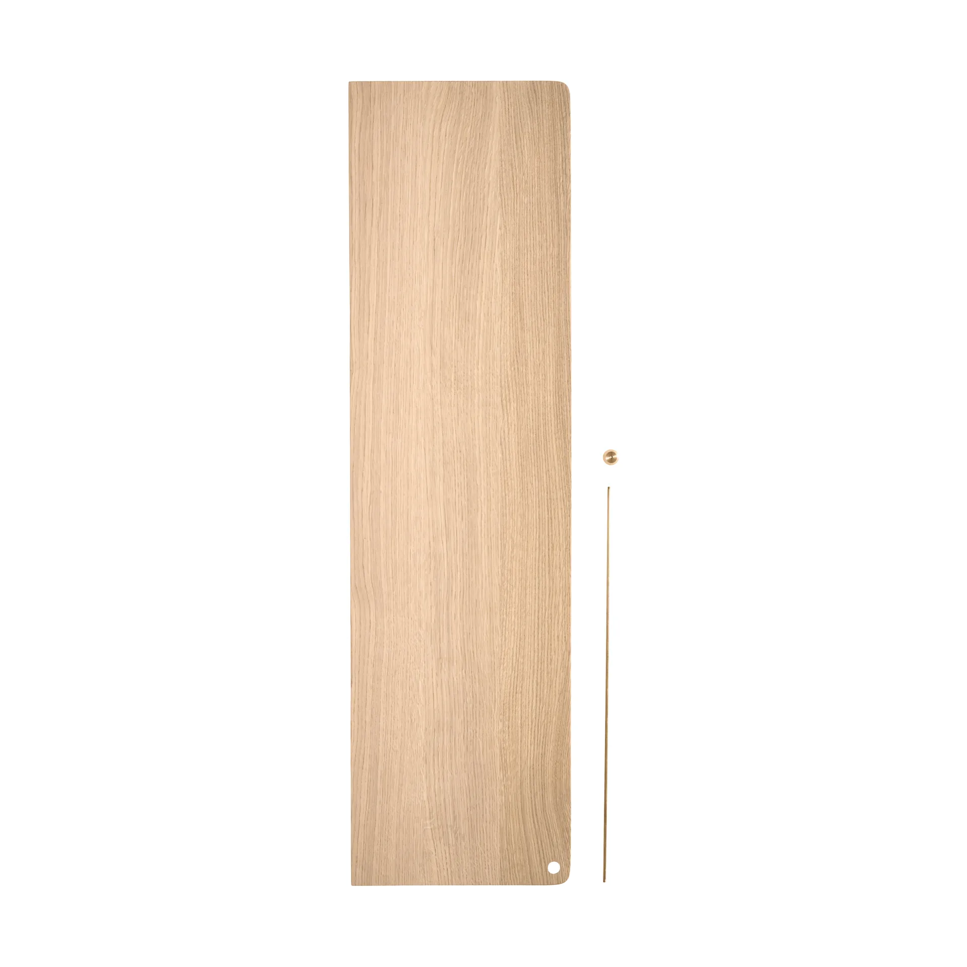 Estantería Stedge Add-on, Roble blanqueado-latón Woud