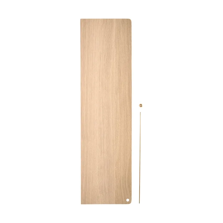 Estantería Stedge Add-on - Roble blanqueado-latón - Woud