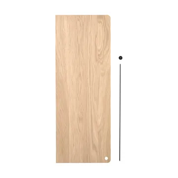 Estantería Stedge Add-on - Roble blanqueado-negro, 60 cm - Woud