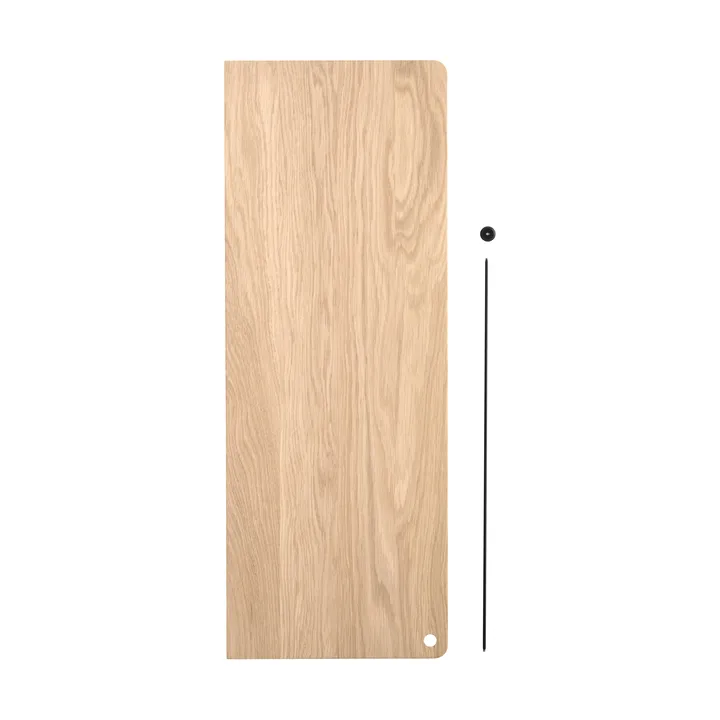 Estantería Stedge Add-on - Roble blanqueado-negro, 60 cm - Woud